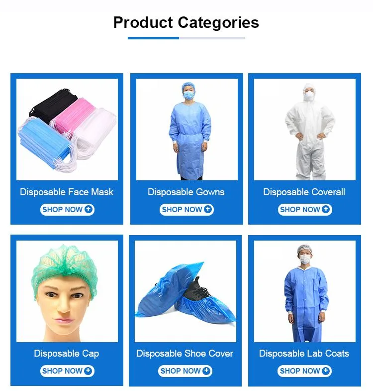 Disposable Hood Cover Face Hood Nonwoven Caps Space Cap Surgical Medical Suppliers